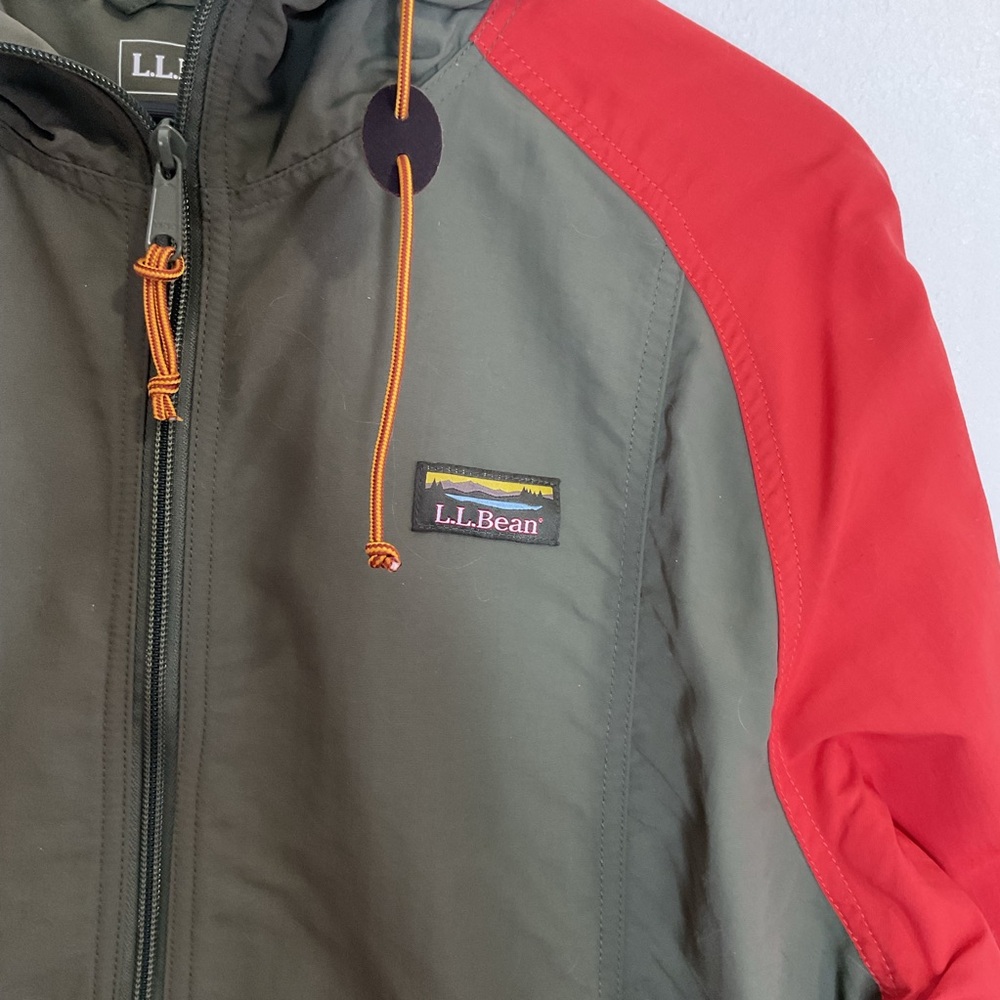 L.L. Bean Mountain Classic Multi-Color Hooded Anorak - Picture 8 of 16